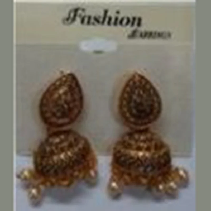 diamond chandelier earrings for women-Infinity Jewels Gold Plated Jhumki Earrings