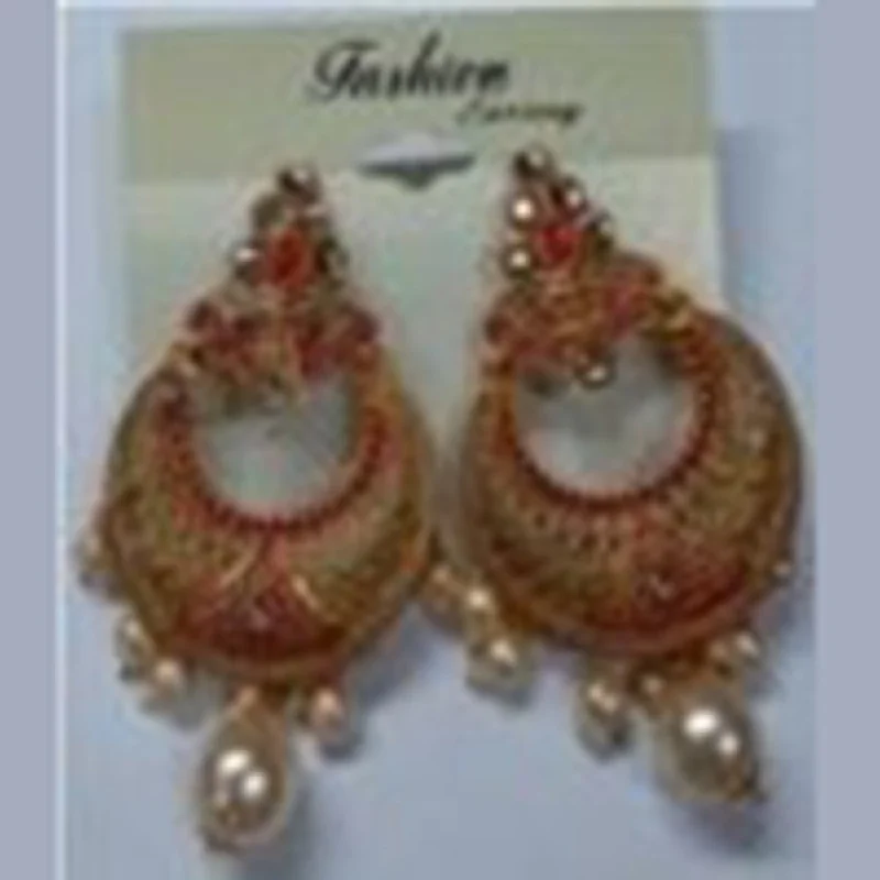 exotic earrings for women-Infinity Jewels Gold Plated Jhumki Earrings