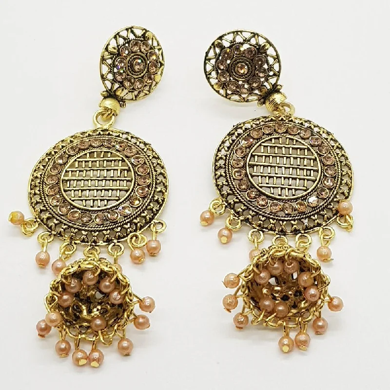 designer earrings for women-Raiyaraj Gold Plated Pack Of 3 Dangler Earrings -RREAR10