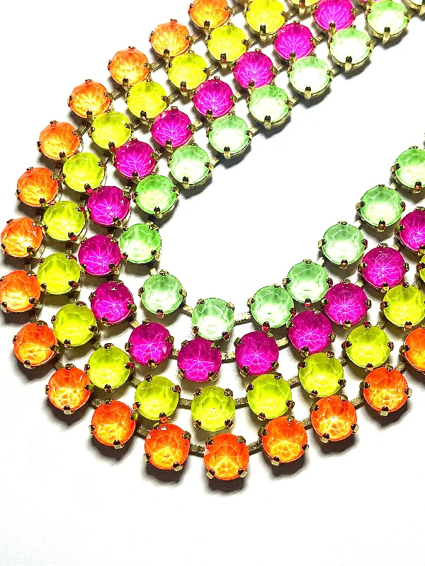 elegant necklaces for women-TOVA Oakland Neon Necklace