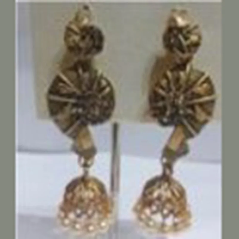 diamond drop earrings for women-Infinity Jewels Gold Plated Jhumki Earrings