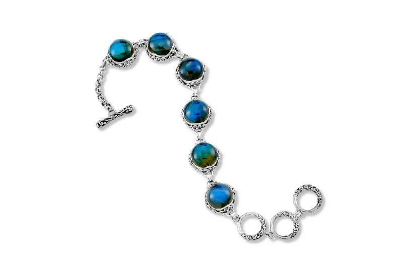 bangles for women-Toba Bracelet- Labradorite