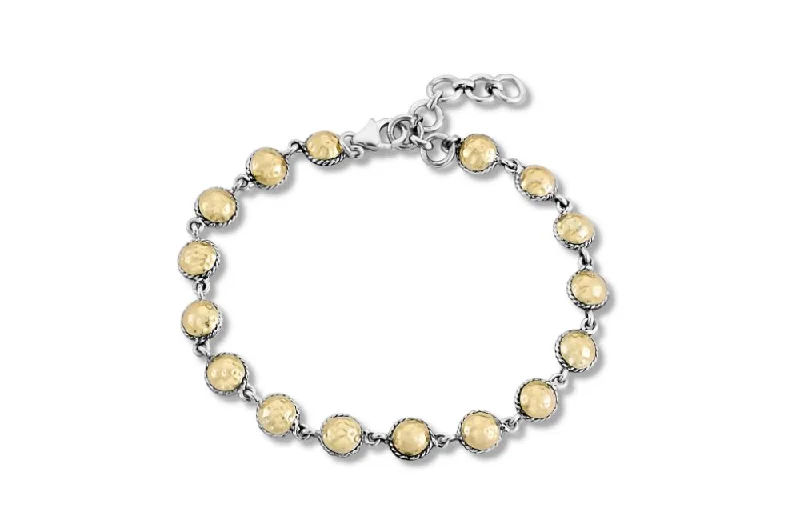 anniversary bangle sets for women-Dewi Bracelet- Silver And Gold