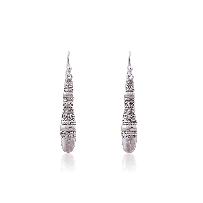 chandelier earrings for women-Silver Mountain 925 Silver Earring