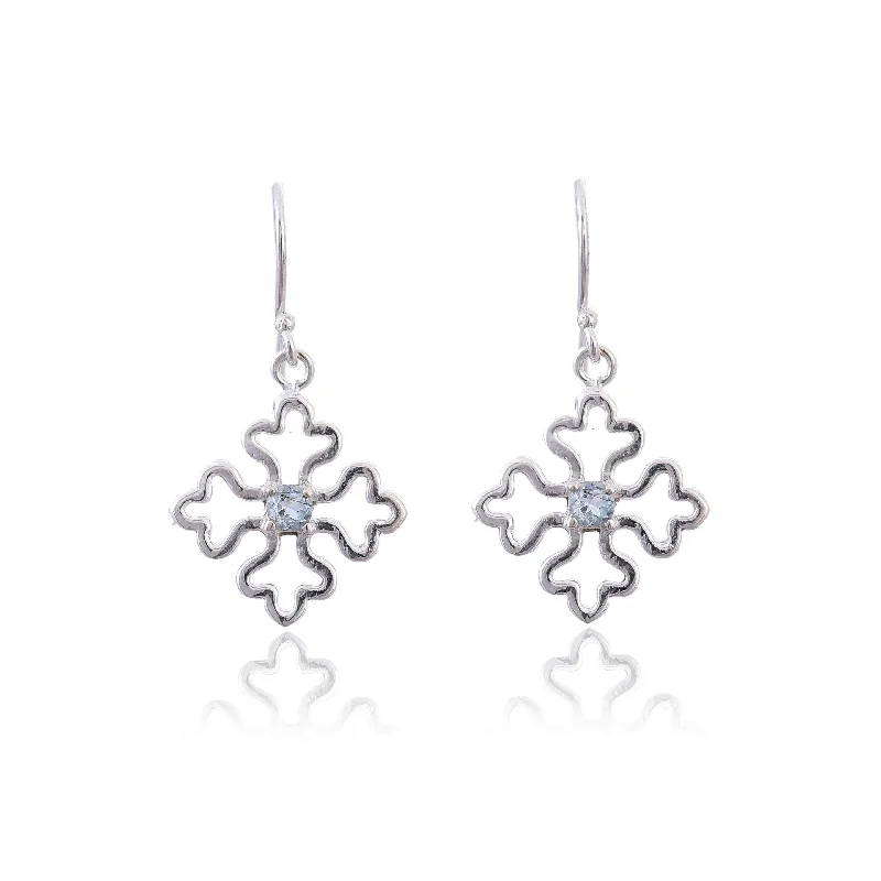 elegant dangly earrings for women-Silver Mountain B.T. Sterling Silver Earring