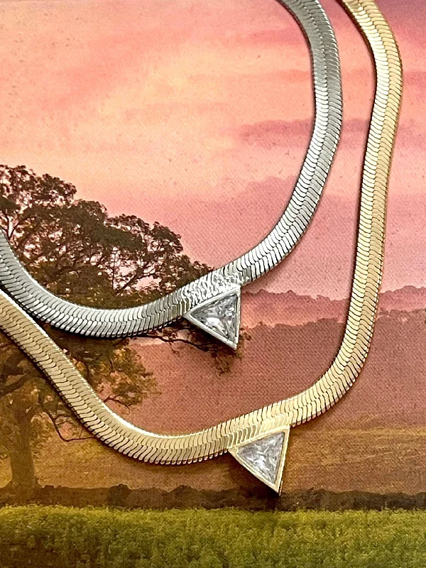 friendship necklaces for women-Egyptian Herringbone Necklace