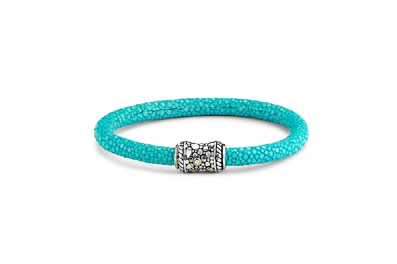 adjustable bangles for women-Doro Ora Bracelet- Turquoise Stingray