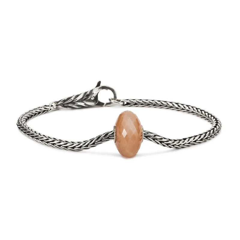 creative bangles for women-Feldspar Moonstone Foxtail Bracelet