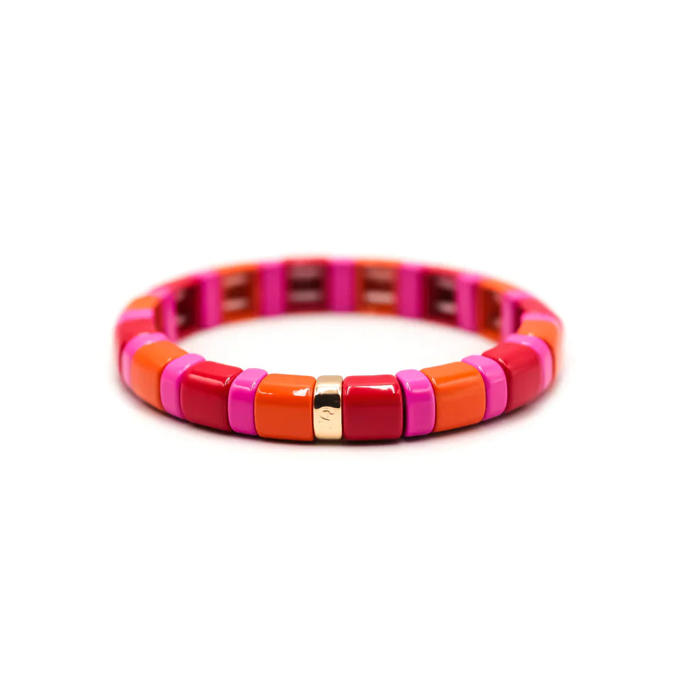 beautiful bangle sets for women-Simone À Bordeaux Bracelet - Colorstar