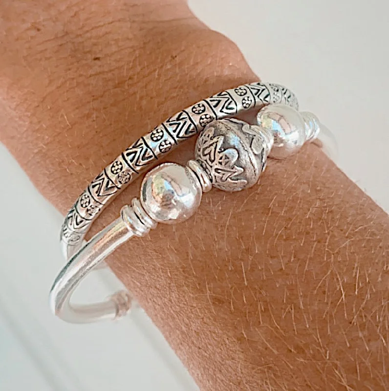 traditional bangle sets for women-LOVE AND CLARITY BRACELET