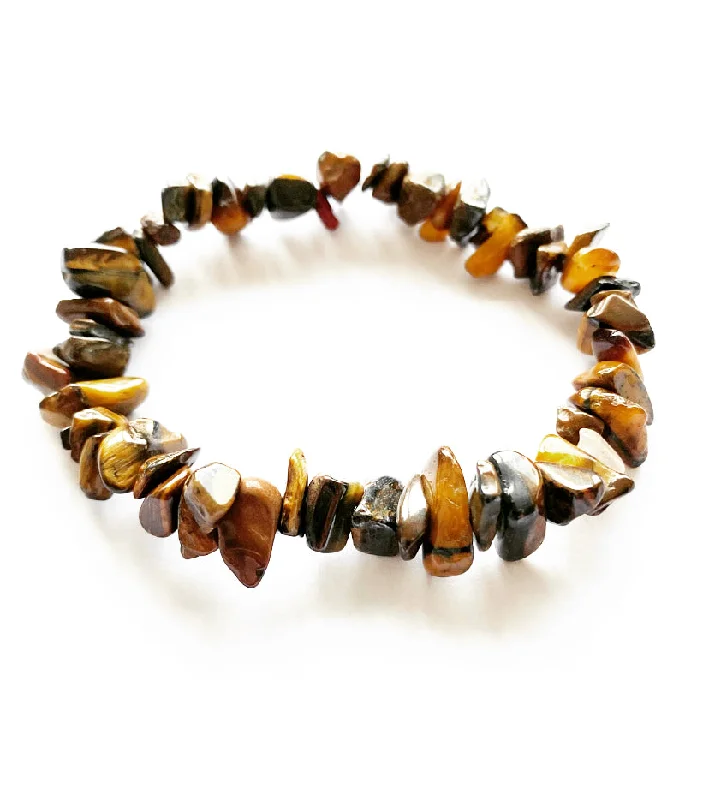 stretch bangles for women-Tigers Eye Crystal Bracelet