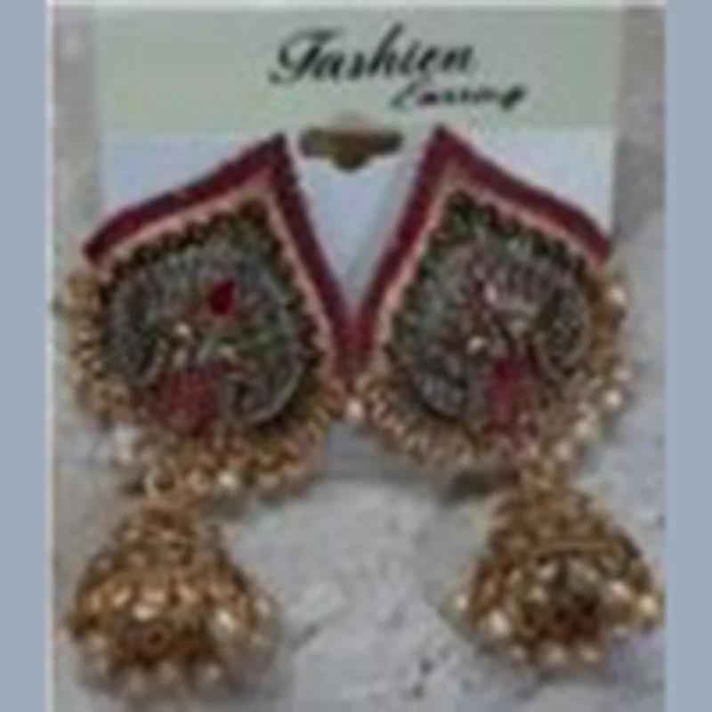 crystal drop earrings for women-Infinity Jewels Jhumki Earrings