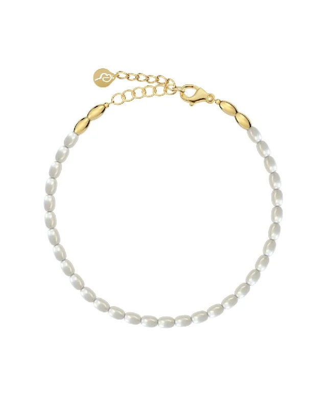 statement bangle bracelets for women-Edblad Cabo Pearl Bracelet