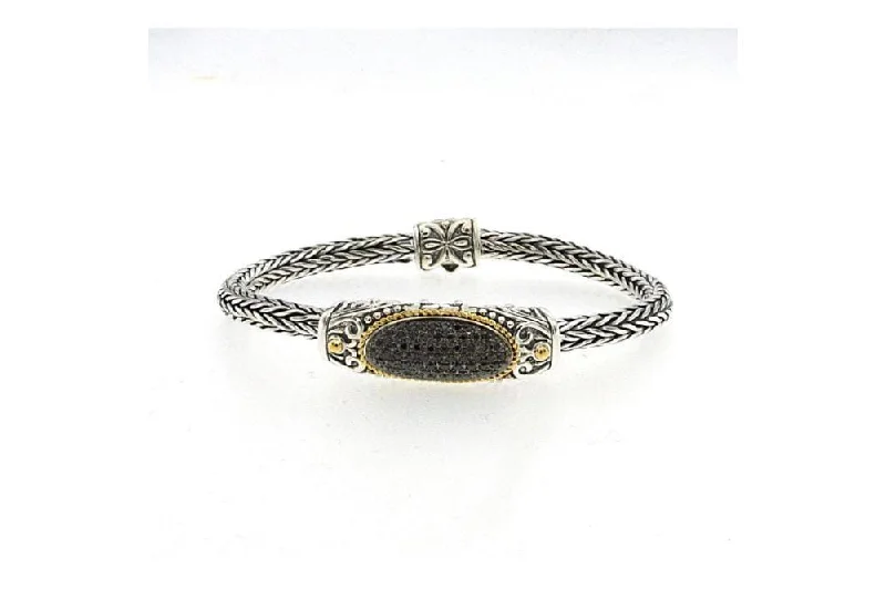 diamond bangles for women-Lonjo Bracelet- Black Diamond