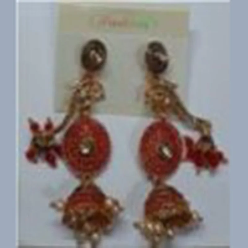 opal earrings for women-Infinity Jewels Jhumki Earrings