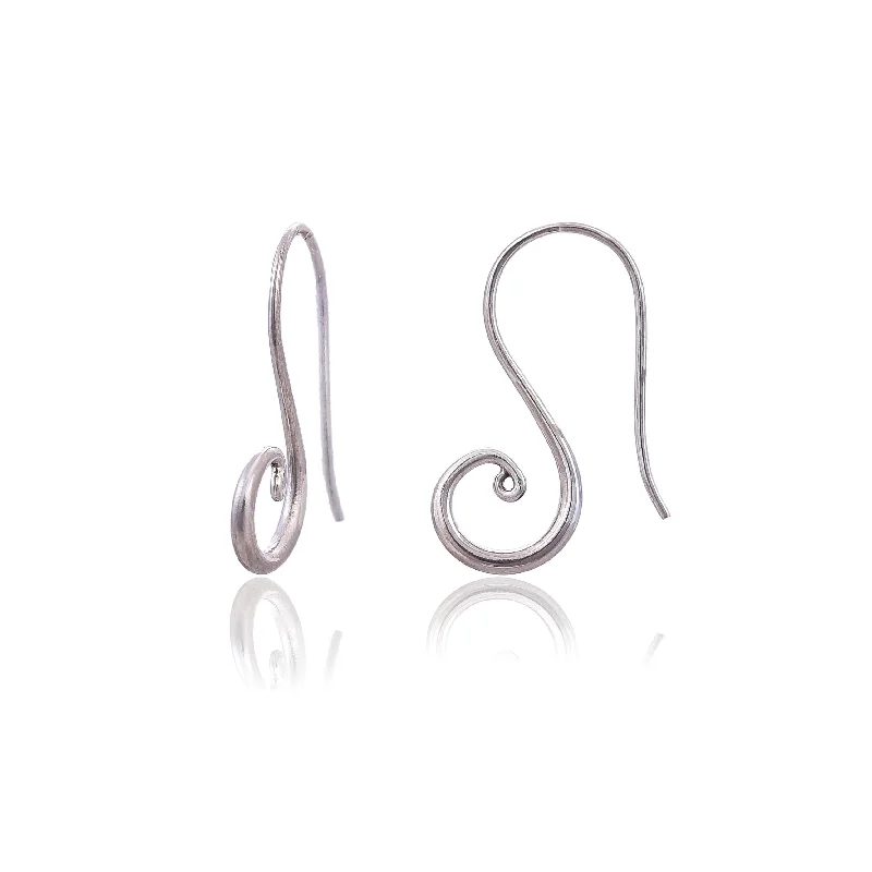 stylish earrings for women-Silver Mountain Sterling Silver Hoop Earring