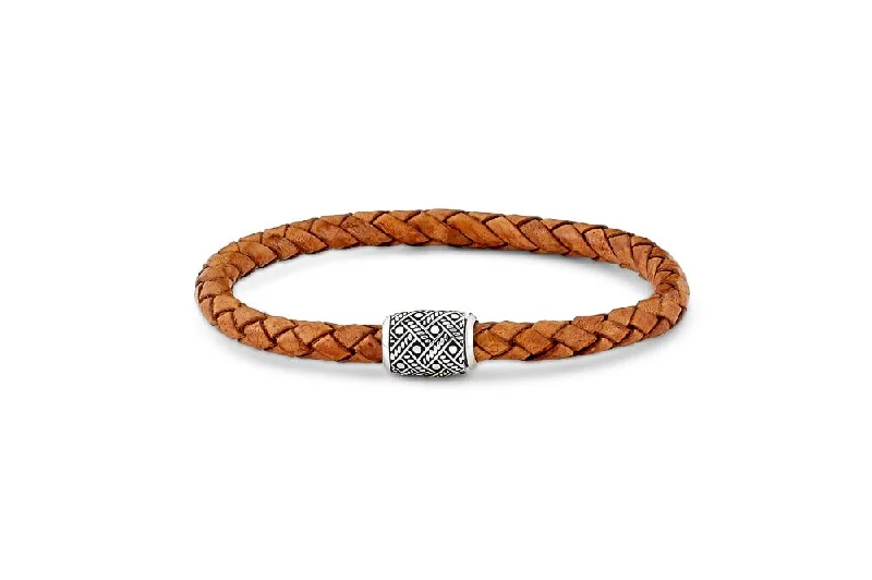 classic bangle sets for women-Tara Bracelet- Brown Leather