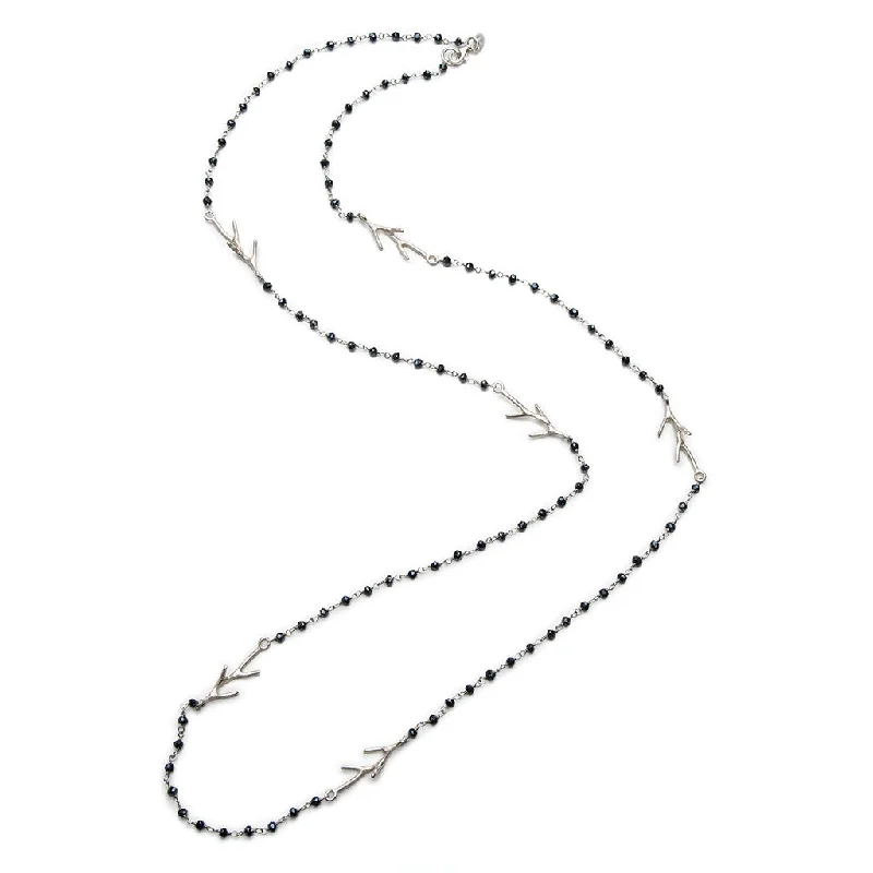 cute necklaces for women-Long branch necklace