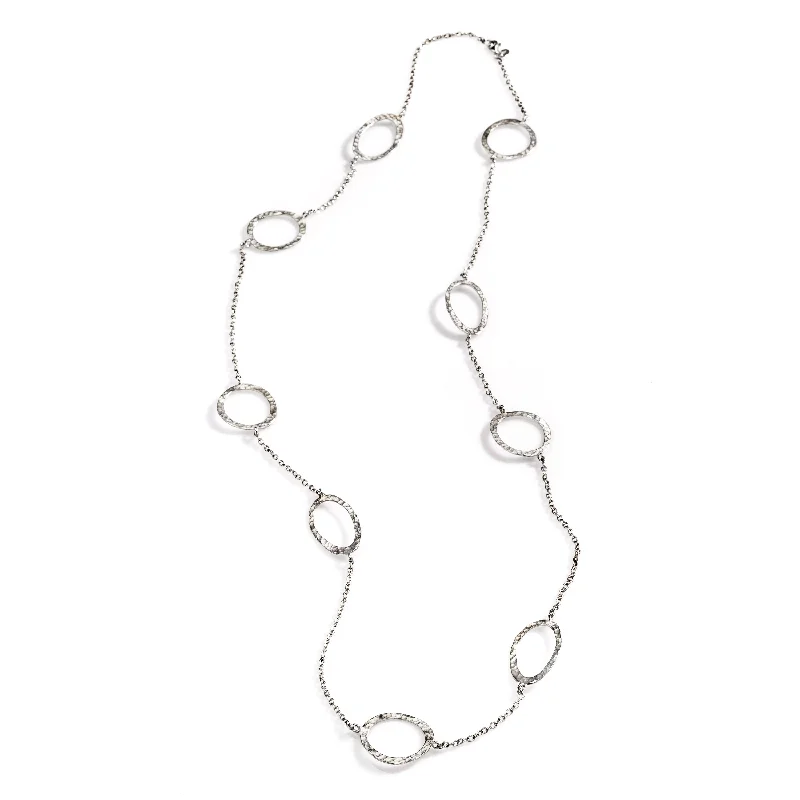 pearl necklaces for women-Fragments long necklace