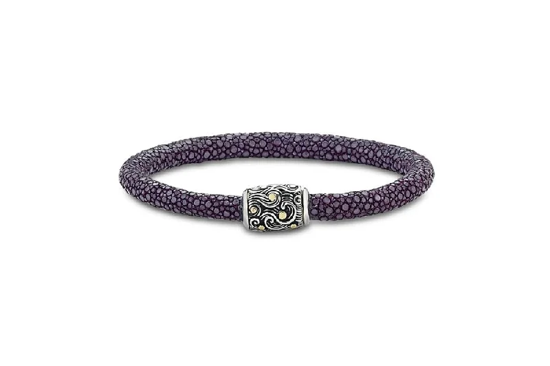 affordable bangles for women-Ranu Bracelet- Lavender Stingray