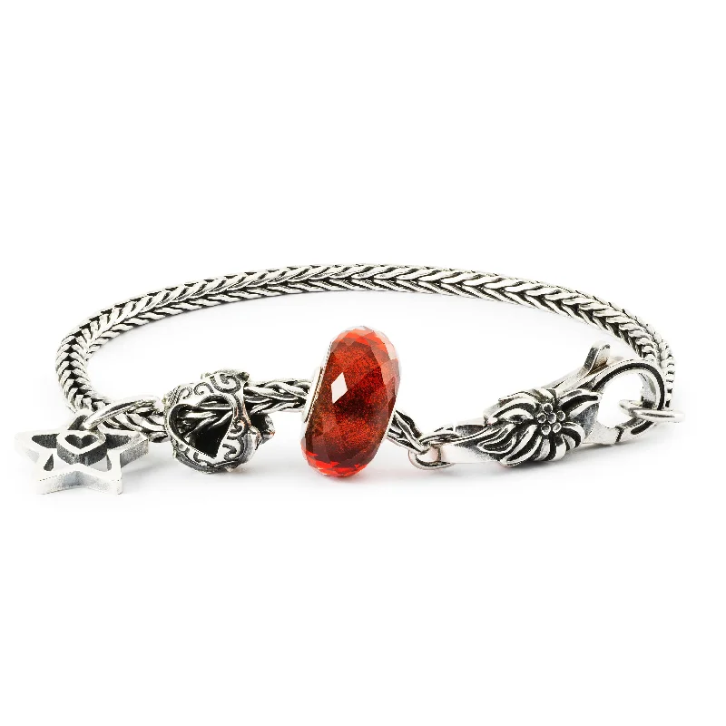 statement bracelets and bangles for women-Poinsettia Wish Bracelet