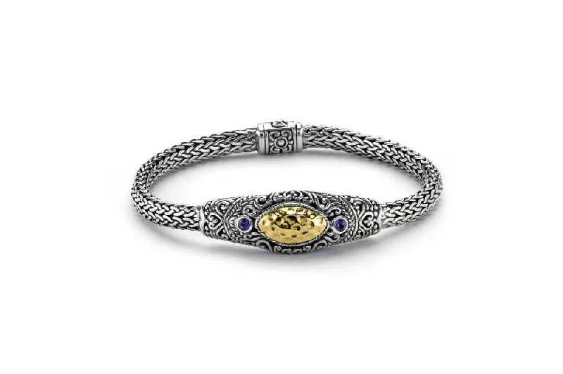 trendy bangles for women-Letizia Bracelet- Amethyst