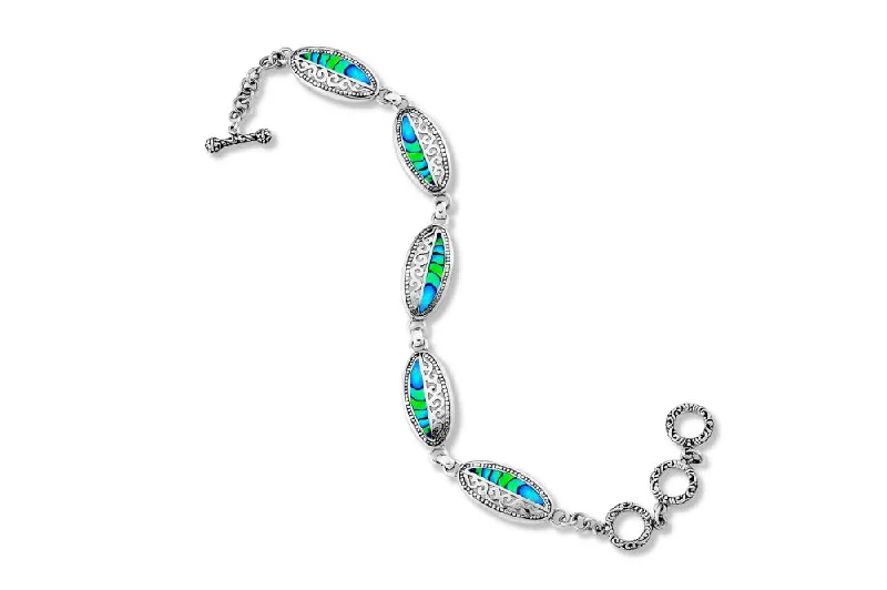 trendy bangles for women-Telmoyo Bracelet- Abalone