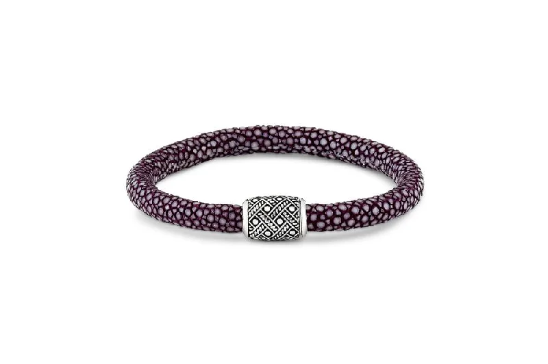 multi-colored bangles for women-Tara Bracelet- Lavender Stingray