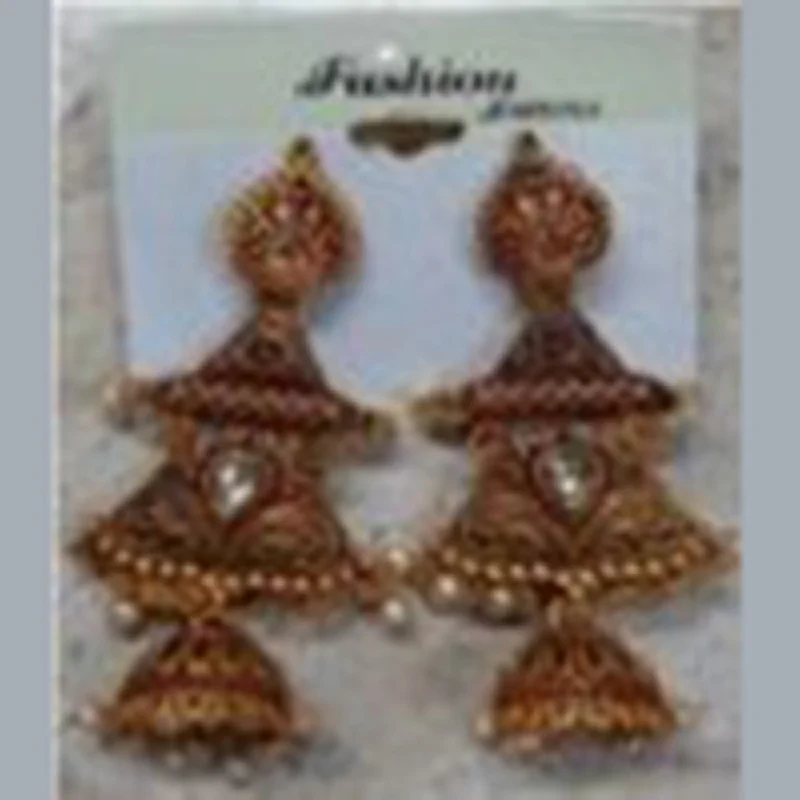 dangly earrings for women-Infinity Jewels Jhumki Earrings