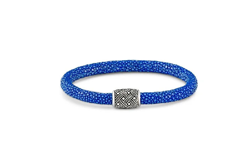 customized bangles for women-Tara Bracelet- Lapis Stingray