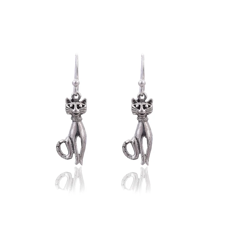 fashion statement earrings for women-Silver Mountain Sterling Silver earring