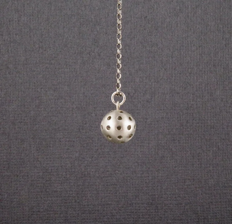 minimalist pendant necklaces for women-Pickleball Necklace