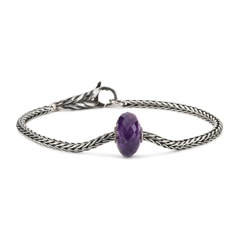 bangle bracelet sets for women-Amethyst Foxtail Bracelet