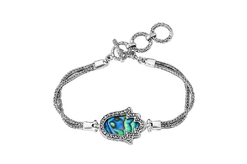 diamond bangles for women-Fatima Bracelet- Paua