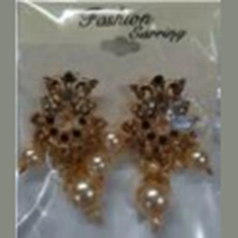 multi-colored earrings for women-Infinity Jewels Gold Plated Dangler Earrings