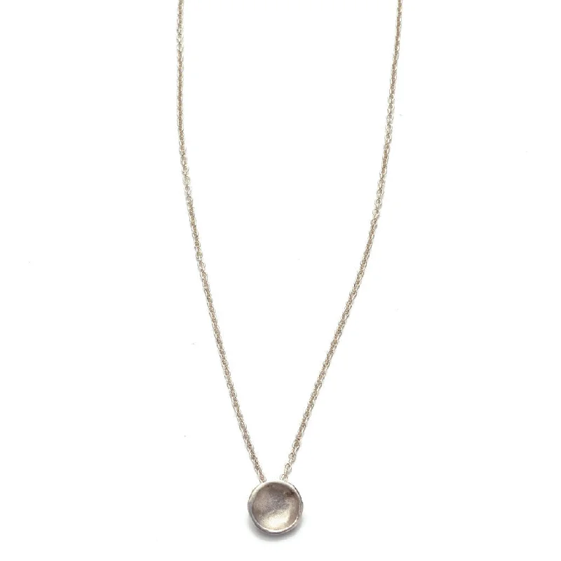 simple necklaces for women-Disk necklace