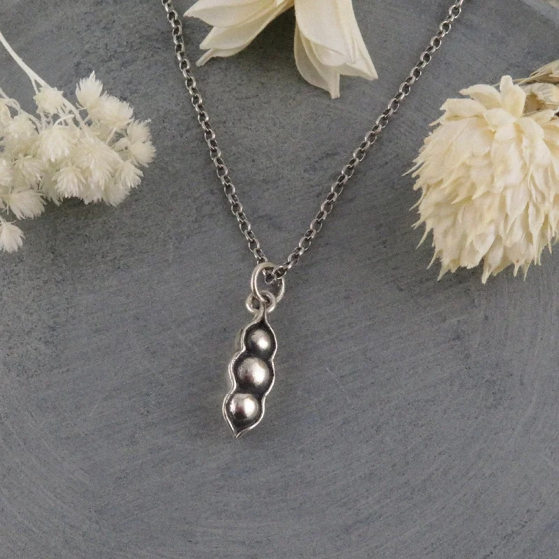 chunky necklaces for women-3 Peas in a Pod Necklace