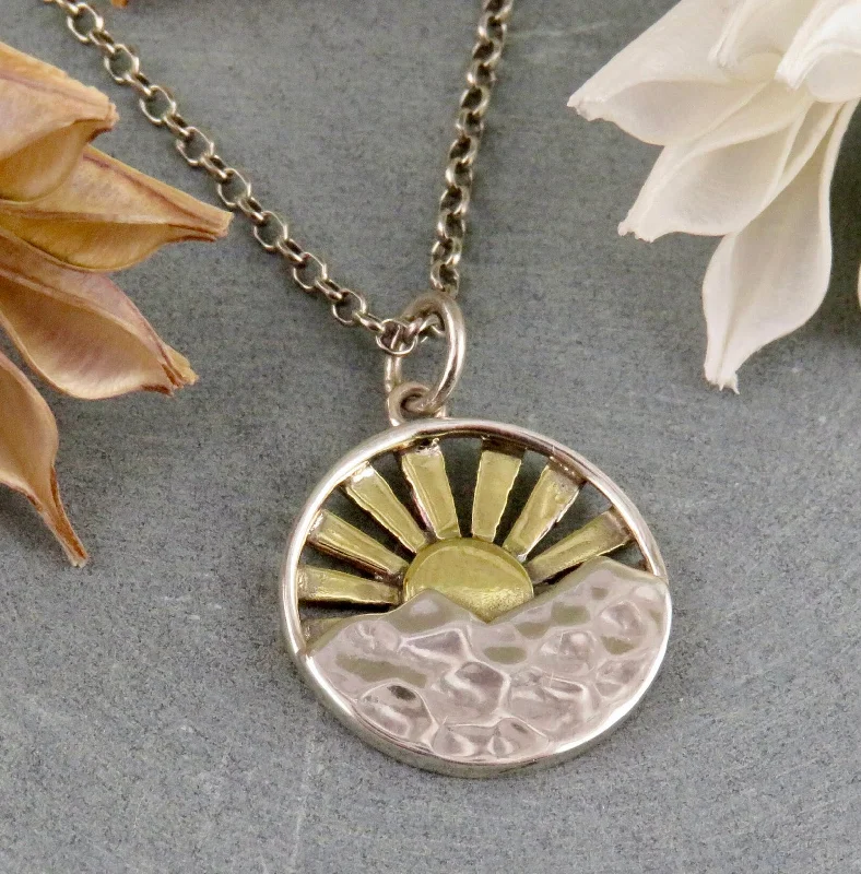 pendant necklaces for women-Radiant Sun Necklace