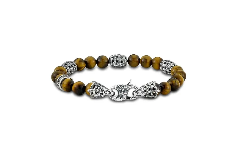 bridal bangle sets for women-Mare Bracelet- Tiger Eye