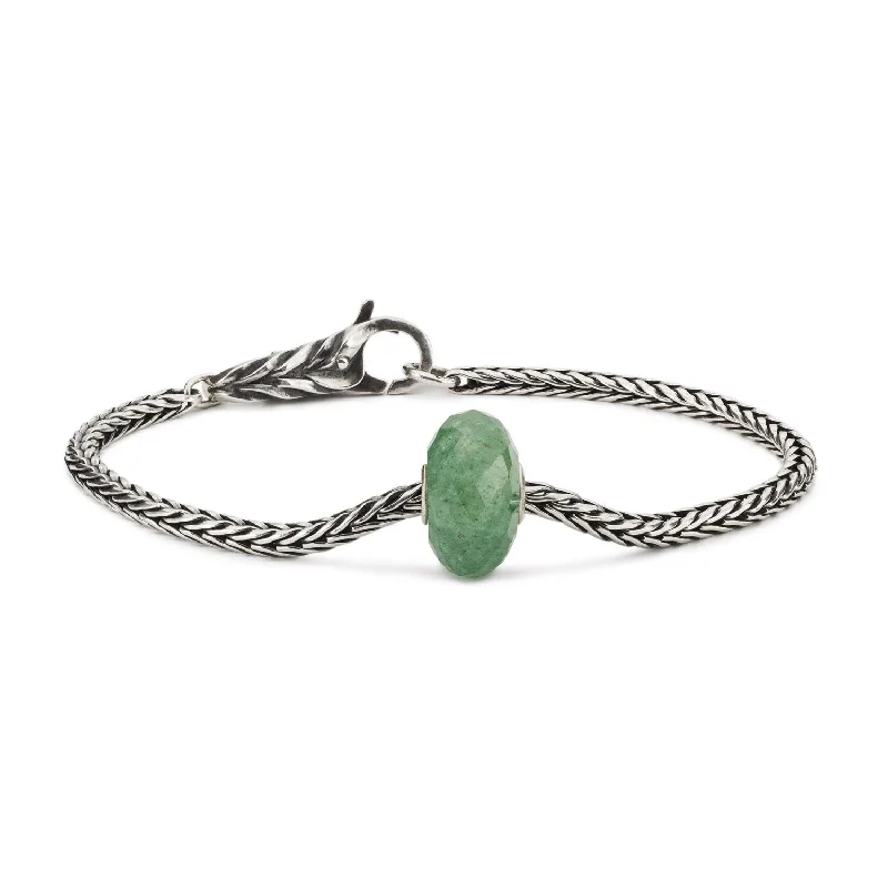 anniversary bangles for women-Green Aventurine Foxtail Bracelet