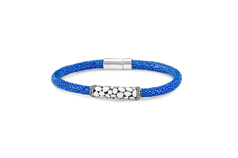 exquisite bangles for women-Api Bracelet- Lapis Stingray