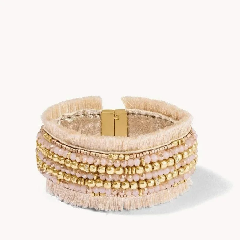 contemporary bangle sets for women-Bayberry Bracelet - Taupe