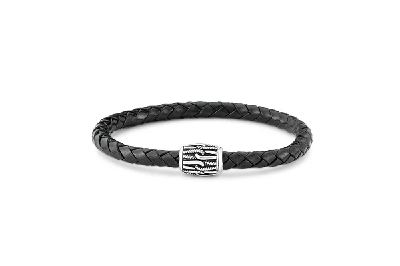 festival bracelet bangles for women-Otota Bracelet- Black Leather