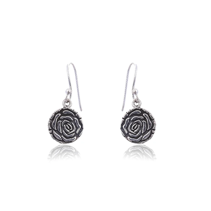 cute earrings for women-Silver Mountain Silver dangler earring