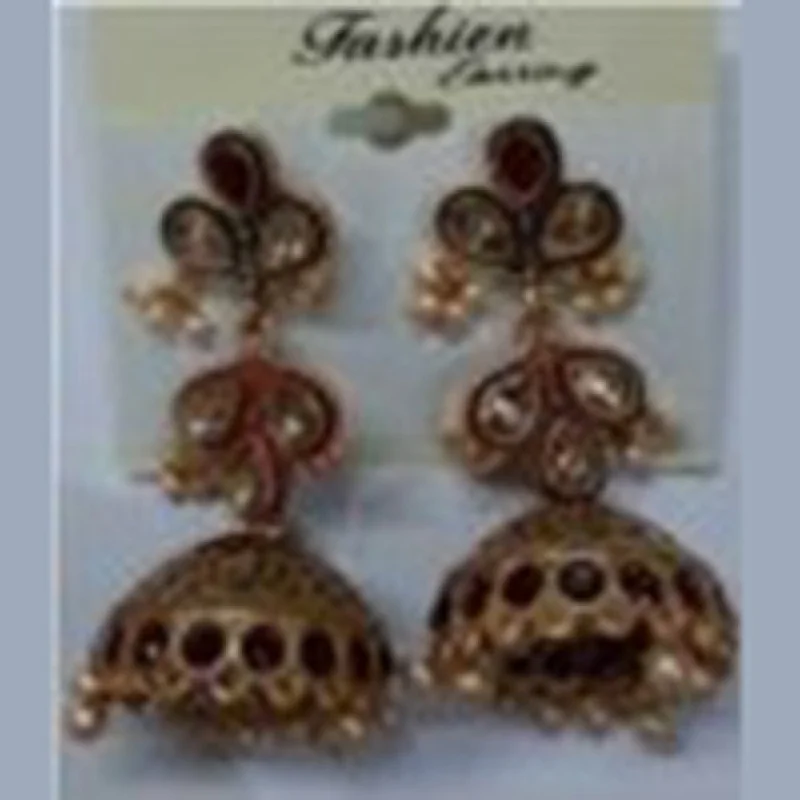 luxurious stud earrings for women-Infinity Jewels Jhumki Earrings