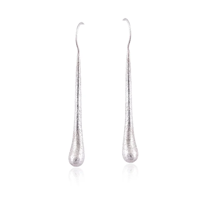 bridal stud earrings for women-Silver Mountain Sterling Silver stick earring