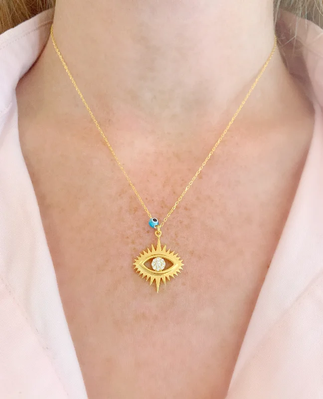 high-quality necklaces for women-Eye Shine Necklace