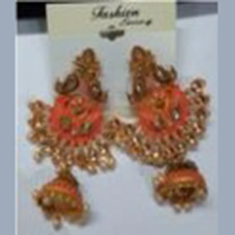 vintage earrings for women-Infinity Jewels Jhumki Earrings