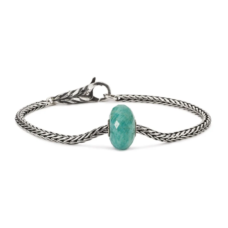 stretch bangles for women-Amazonite Foxtail Bracelet