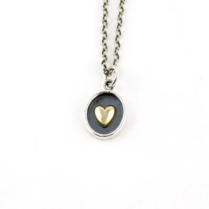 personalized necklaces for women-Shadow Box Heart Necklace